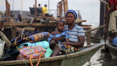 Lagos Makoko Slums Knocked Down In Nigeria Bbc News