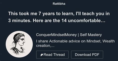 this took me 7 years to learn i ll teach you in 3 minutes here are the 14 uncomfortable truths