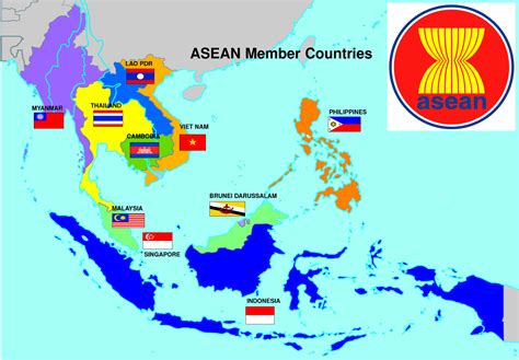 Profil 10 Negara ASEAN Beserta Ibukota Bendera Lambang Negara