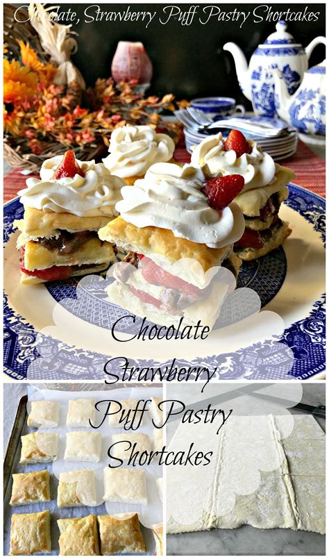 Chocolate Strawberry Puff Pastry Shortcakes ~ Inspiredbypuff Ad