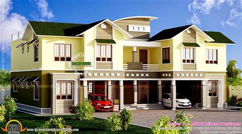 Luxury Duplex Home Kerala Home Design And Floor Plans 9k Dream Houses