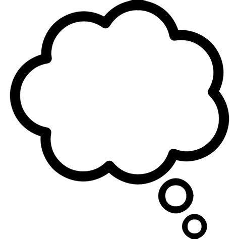 Thought Cloud Vector Clip Art Free Svg
