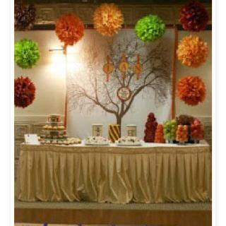 Fall dance planning guidance theme from prom/dance decorations book. Cute for a fall-themed party! colors | Dance decorations ...
