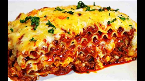 Homemade Lasagna Recipe How To Make The Best Italian Lasagna Youtube