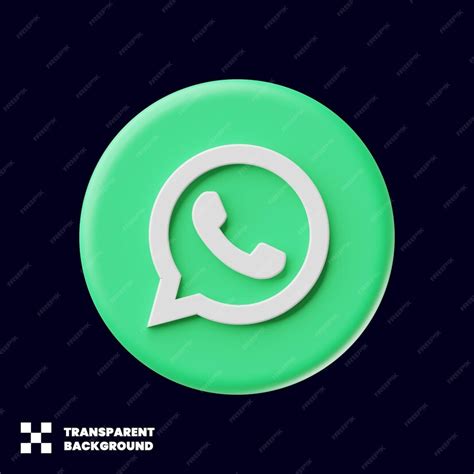 Premium Psd Whatsapp Social Media Icon In Minimalist 3d Render