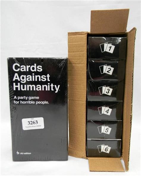 Sold Price Cards Against Humanity Game Plus 1 6 Expansion Packs