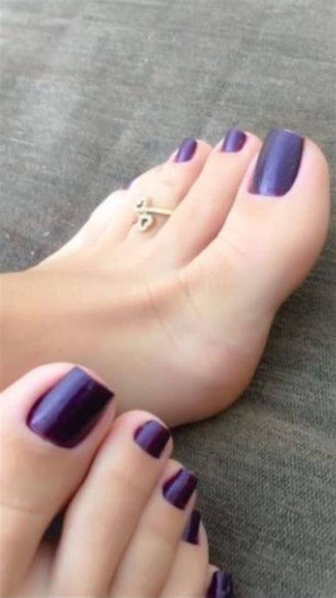 Purple Toe Nails Purple Toe Nails Feet Nails Toe Nails