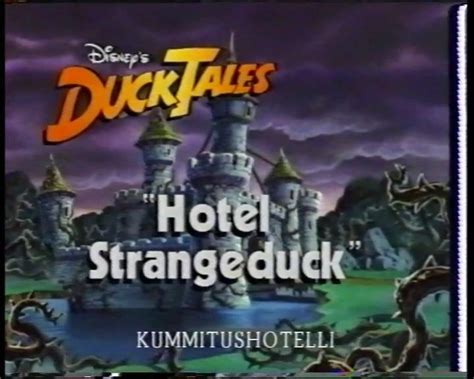 Ducktales Hotel Strangeduck 1987 Gino Conforti Animation Movie