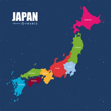 Mapa Politico De Japon Imagenes Vectoriales De Stock Alamy Images