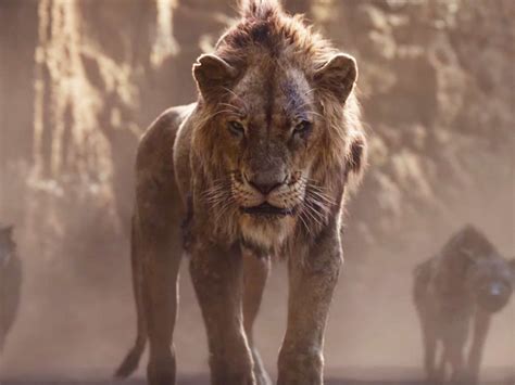 the new trailer for the live action lion king movie gives fans a glimpse of scar and shows