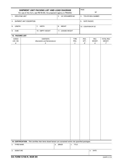 Da 5748 R 1989 2024 Form Fill Out And Sign Printable Pdf Template