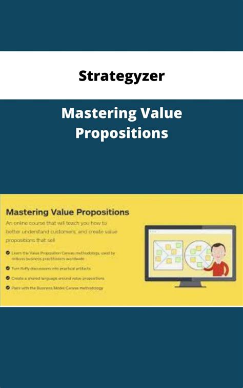 Strategyzer Mastering Value Propositions Available Now Kilocourse