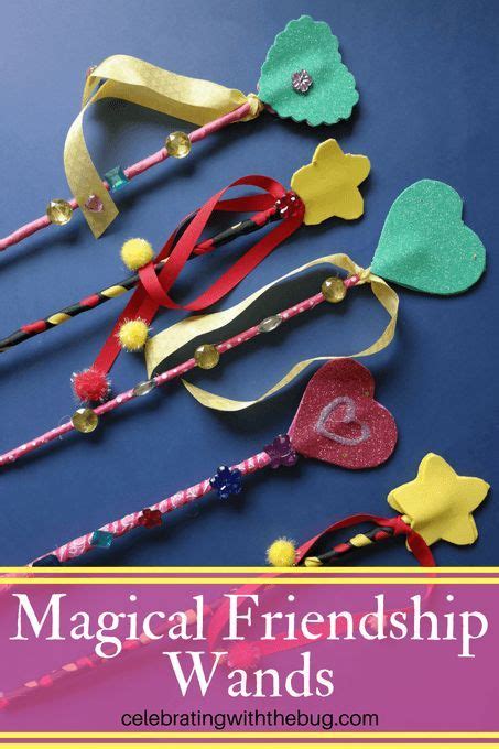 How To Make Magic Wands The Easy Way Friendship Crafts Magic For
