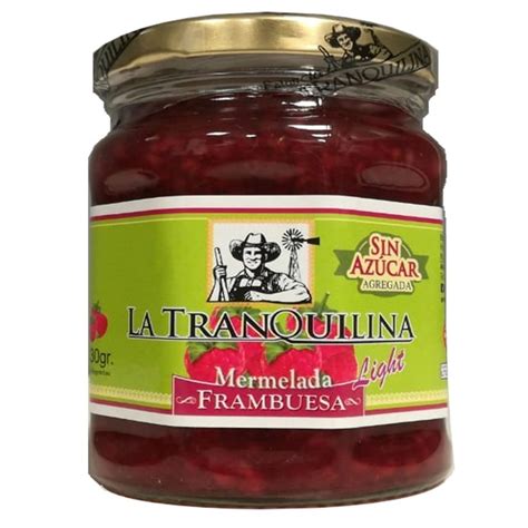 La Tranquilina Mermelada de Frambuesa Sin Azúcar 330gr