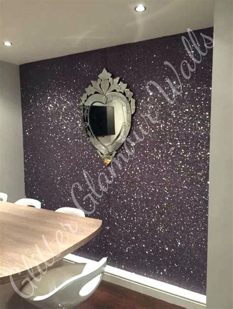 For a more fabulous bedroom, pick this shimmering silver and. Glitter Wallpaper Bedroom Ideas Rose Gold Glitter Wall ...
