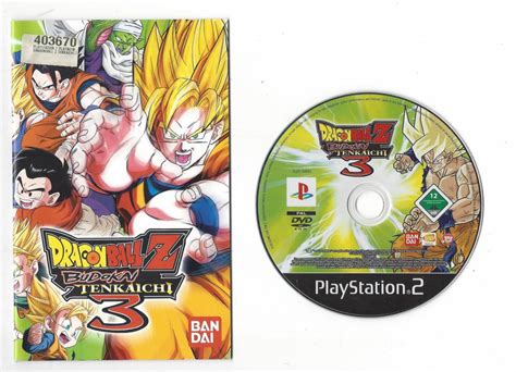 Banpresto (jp), atari (eu, us, au)genre: Dragon Ball Z Budokai Tenkaichi 3 - Playstation 2 PS2 PAL ...