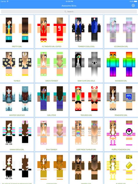 Best Cute And Sexy Girl Skin Of New Best Skins For Minecraft Pocket Edition Apppicker