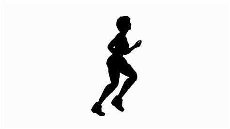 Woman Jogging Silhouette At Getdrawings Free Download