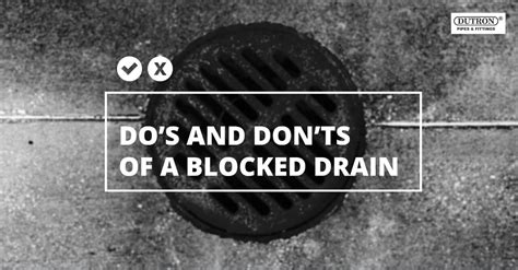 Blocked Drain Everything That You Need To Know Dutron