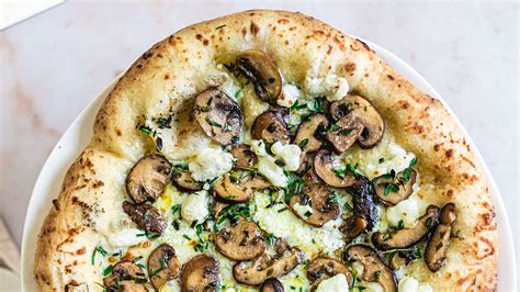 Mushroom Pizza With Fresh Herbs Eat