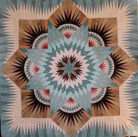 My Judy Neimeyer Prairie Star Quilt Is Finished