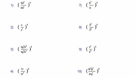 properties of exponents worksheets algebra 2