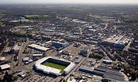 Warrington town centre from the air | aerial photographs of Great ...