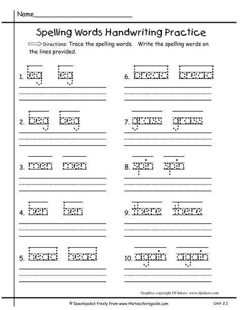 1st Grade Handwriting Worksheets For Printable Math — Db
