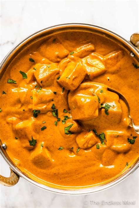 Paneer Butter Masala Easy Recipe The Endless Meal