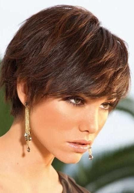 2019 Latest Short Haircuts For Thick Hair With Bangs