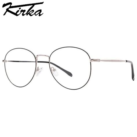 Kirka Optical Metal Glasses Frame Women Clear Lens Myopia Prescription