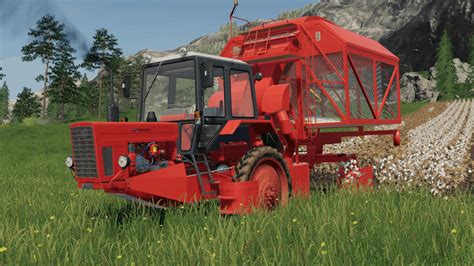 Harsvester Mtz80 For Cotton V10 Fs19 Mod