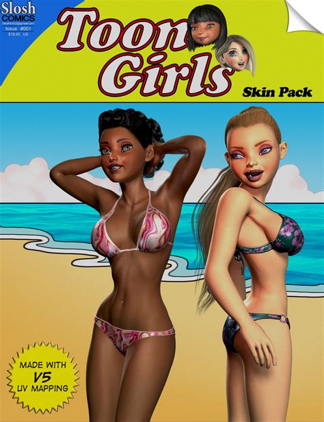 Toon Girls Skin Pack Daz D