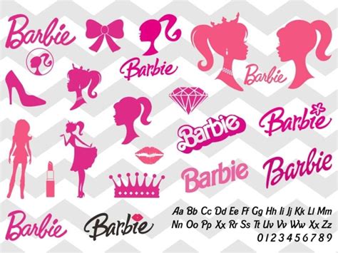 Barbie Svg Barbie Silhouette Silhouette Svg Barbie Logo Font Svg Barbie