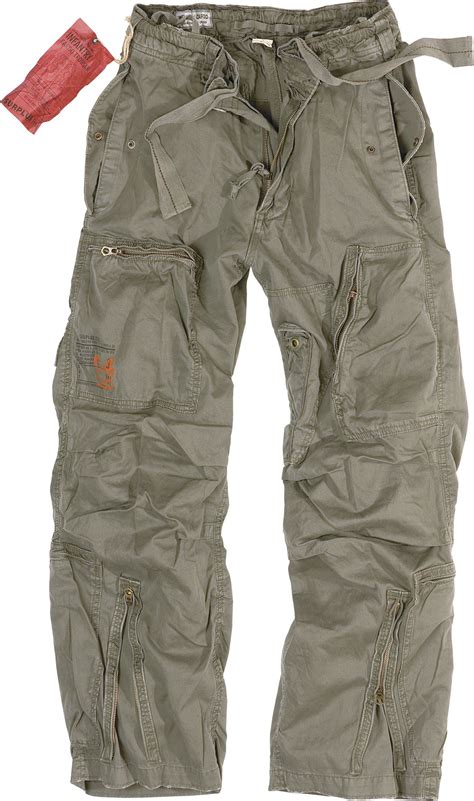 Surplus Infantry Cargo Pants Mens Vintage Army Baggy Combat Trouser