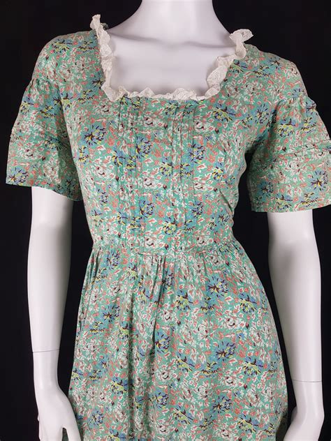 Vintage 1970 S Laura Ashley Dress Made In Wales Floral Etsy