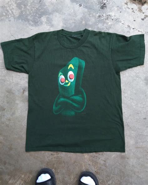 sale vintage 1997 gumby men s fashion tops and sets tshirts and polo shirts on carousell
