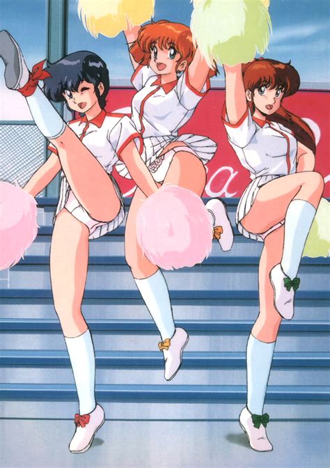 Yamauchi Shigeyasu Midnight Anime Lemon Angel 1980s Style 3girls