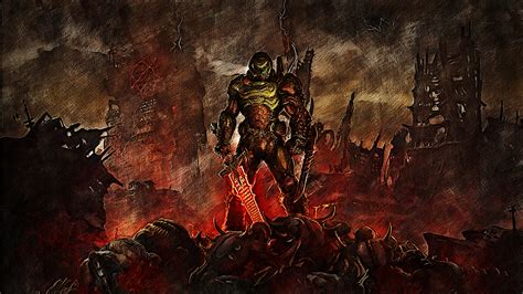 Doom Slayer Hd Games 4k Wallpapers Images Backgrounds Photos And
