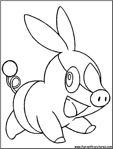 Pokemon Snivy Coloring Pages At Free Printable