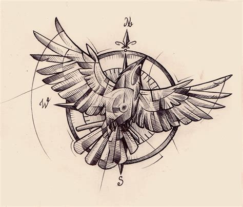 Pin By Daniel Landaeta On Tattoo Inspiration Compass Tattoo Sparrow