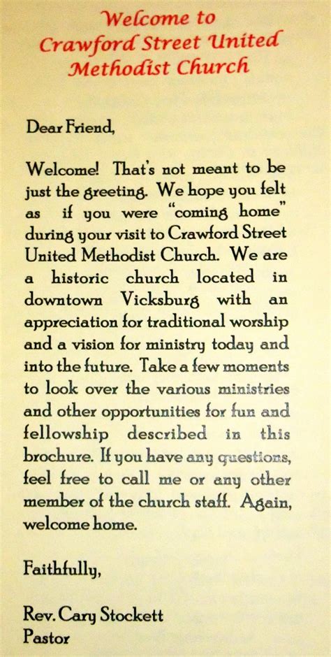 This Instantly Made Me Feel Welcome Church Visitor Packet Welcome