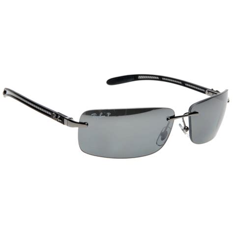 Ray Ban Carbon Fibre Tech Rb8304 00482 61 Sunglasses Shade Station