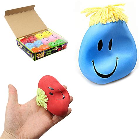 Super Stretchy Moody Face Smiley Face Stress Ball Children 9071 Parce