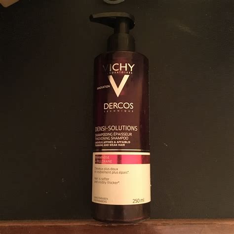 With a aminexil base, a stimulating molecule of the blood supply to the scalp and root activity, helps the hair to grow in a healthy way. Vichy Dercos Densi-Solutions Thickening Shampoo reviews in ...