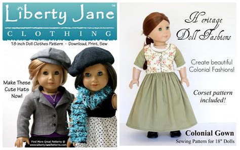 grosgrain free pattern month day 27 liberty jane patterns american girl doll drawstring dress