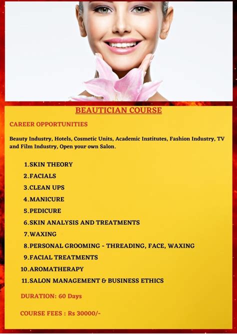 Beautician Course Beauty Island