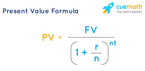 Present Value Formula What Is Present Value Formula Examples