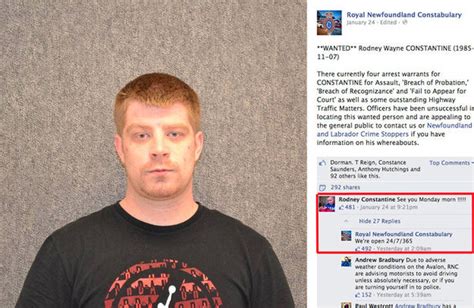 Wanted Man Turns Himself In On Facebook 3 Pics