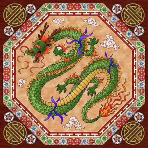 Traditional Dragon Painting Ubicaciondepersonascdmxgobmx